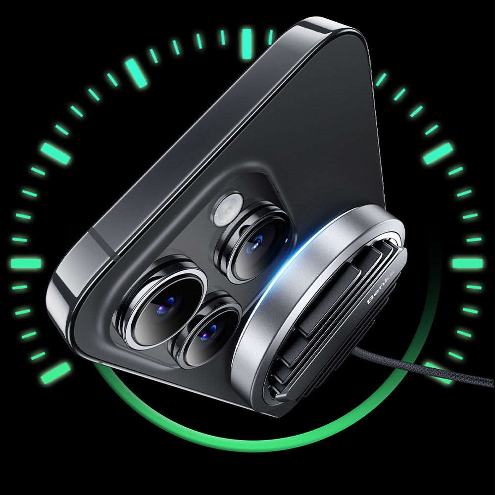 Benks Grand Combo MFM01 iPhone 14 Pro Max 3in1 Aksesuar Seti Kılıf-Ekran Koruyucu-Kablosuz Şarj Aleti