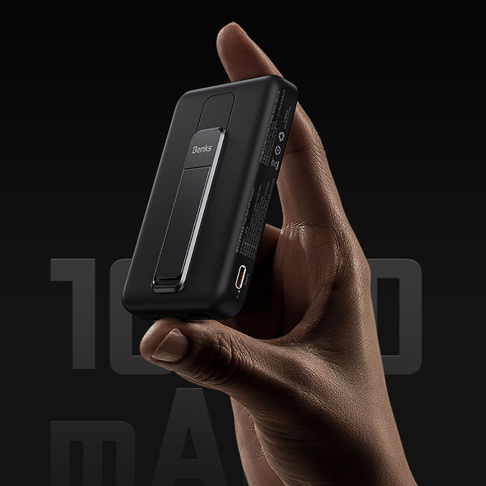 Benks Grand Combo iPhone 14 Pro Max New 5in1 Aksesuar Seti Kılıf-Ekran Koruyucu-Lens Koruyucu-Kablo-Powerbank