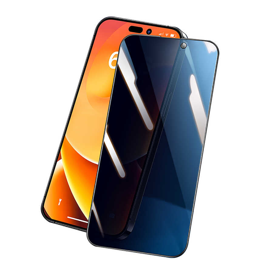 Benks Yeni Seri V Pro Plus iPhone 14 Pro Max Privacy Hayalet Ekran Koruyucu - 1