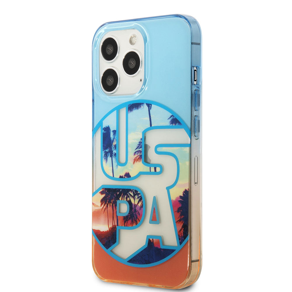 U.S. Polo Assn. iPhone 14 Pro Max Color Leaf Printed Design Telefon Kılıfı