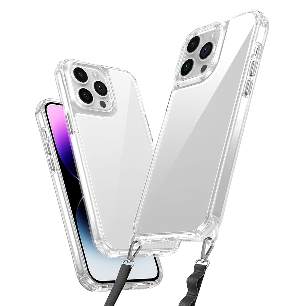 Cepax iPhone 14 Pro Max Airbagli Takılabilir Askı Aparatlı Snap Silikon Kılıf