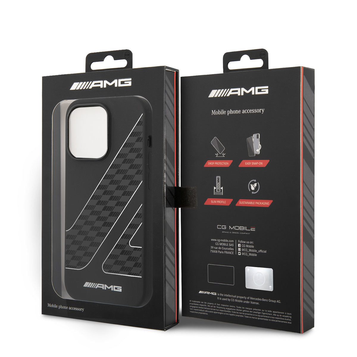 iPhone 14 Pro Max Kılıf AMG Liquid Silikon Damalı Bayrak Dizayn Telefon Kılıfı
