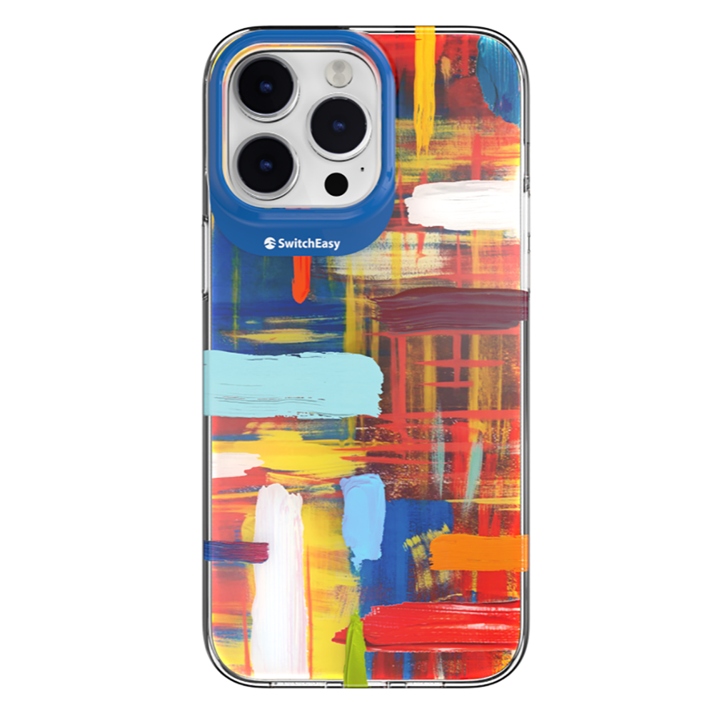 Switcheasy Artist Impasto iPhone 14 Pro Max Çift IMD Baskılı Lisanslı Kılıf