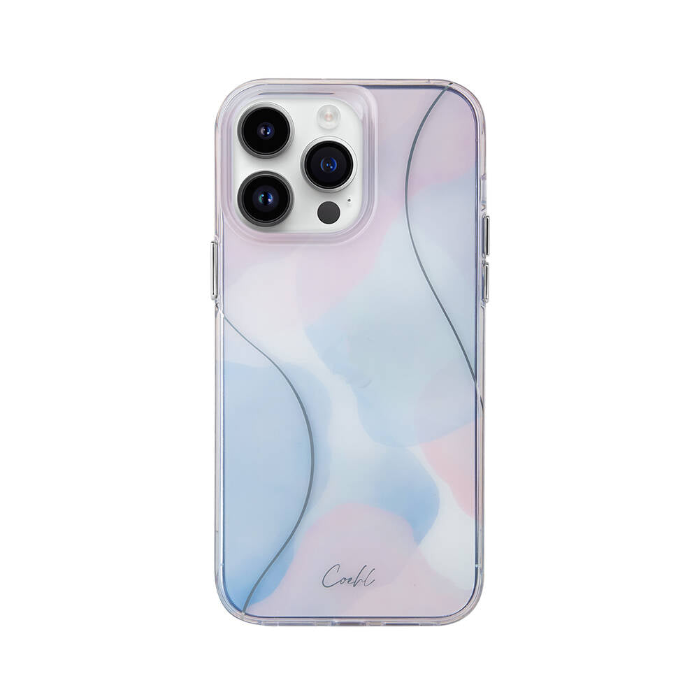 Coehl Palette iPhone 14 Pro Max Dalgalı Çizgi Desenli Kılıf