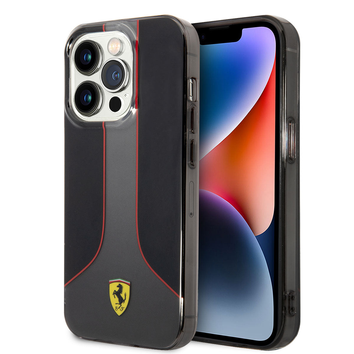 Ferrari iPhone 14 Pro Max Gradient Baskılı Dizayn Telefon Kılıfı