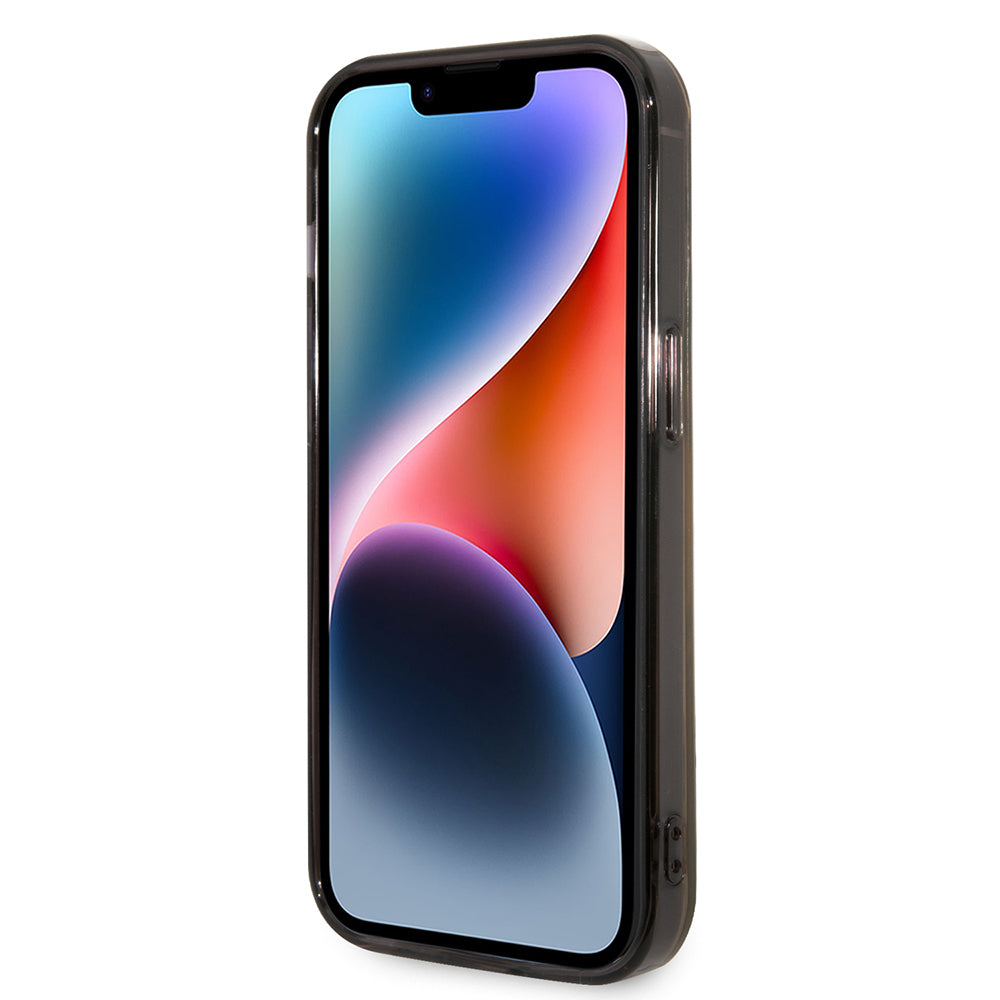 Ferrari iPhone 14 Pro Max M-safe Şarj Özellikli Yarı Transparan Dizayn Telefon Kılıfı