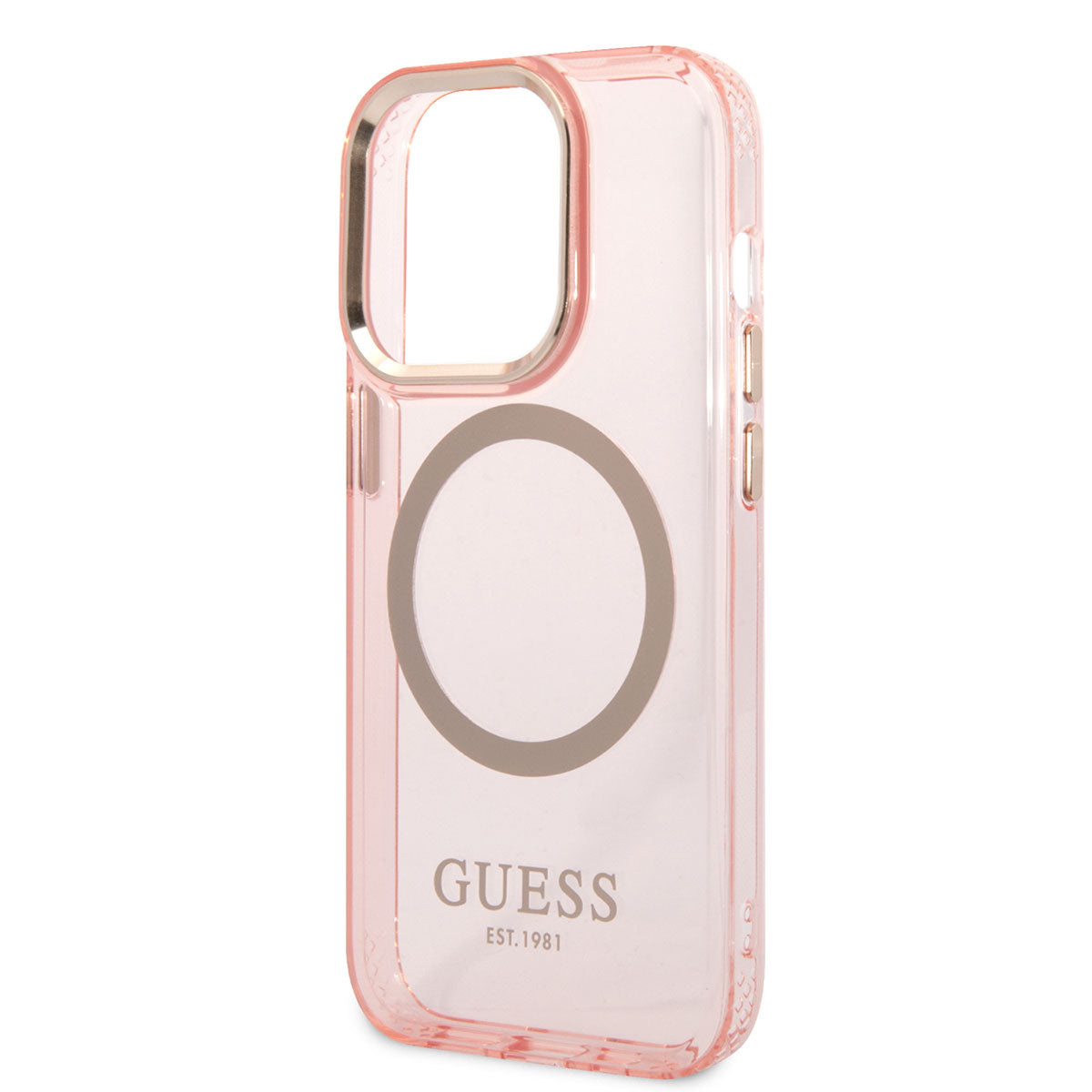 Guess iPhone 14 Pro Max Magsafe Şarj Özellikli Airbagli Dizayn Telefon Kılıfı