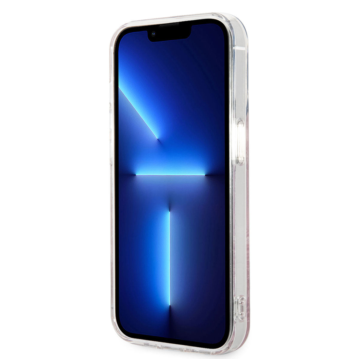 GUESS iPhone 14 Pro Max M-safe Şarj Özellikli Yaprak Desenli M-safe Şarj Kablolu Kılıf