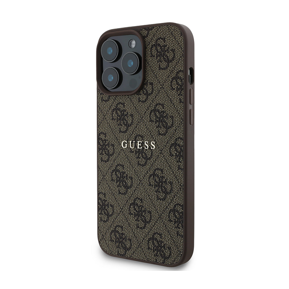 Guess iPhone 14 Pro Max Orjinal Lisanslı M-safe Şarj Özellikli 4G Desen Yazı Logolu Kılıf