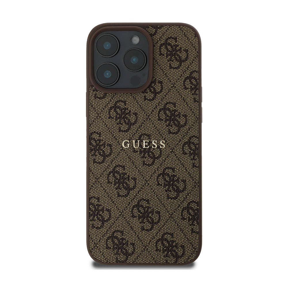 Guess iPhone 14 Pro Max Orjinal Lisanslı M-safe Şarj Özellikli 4G Desen Yazı Logolu Kılıf