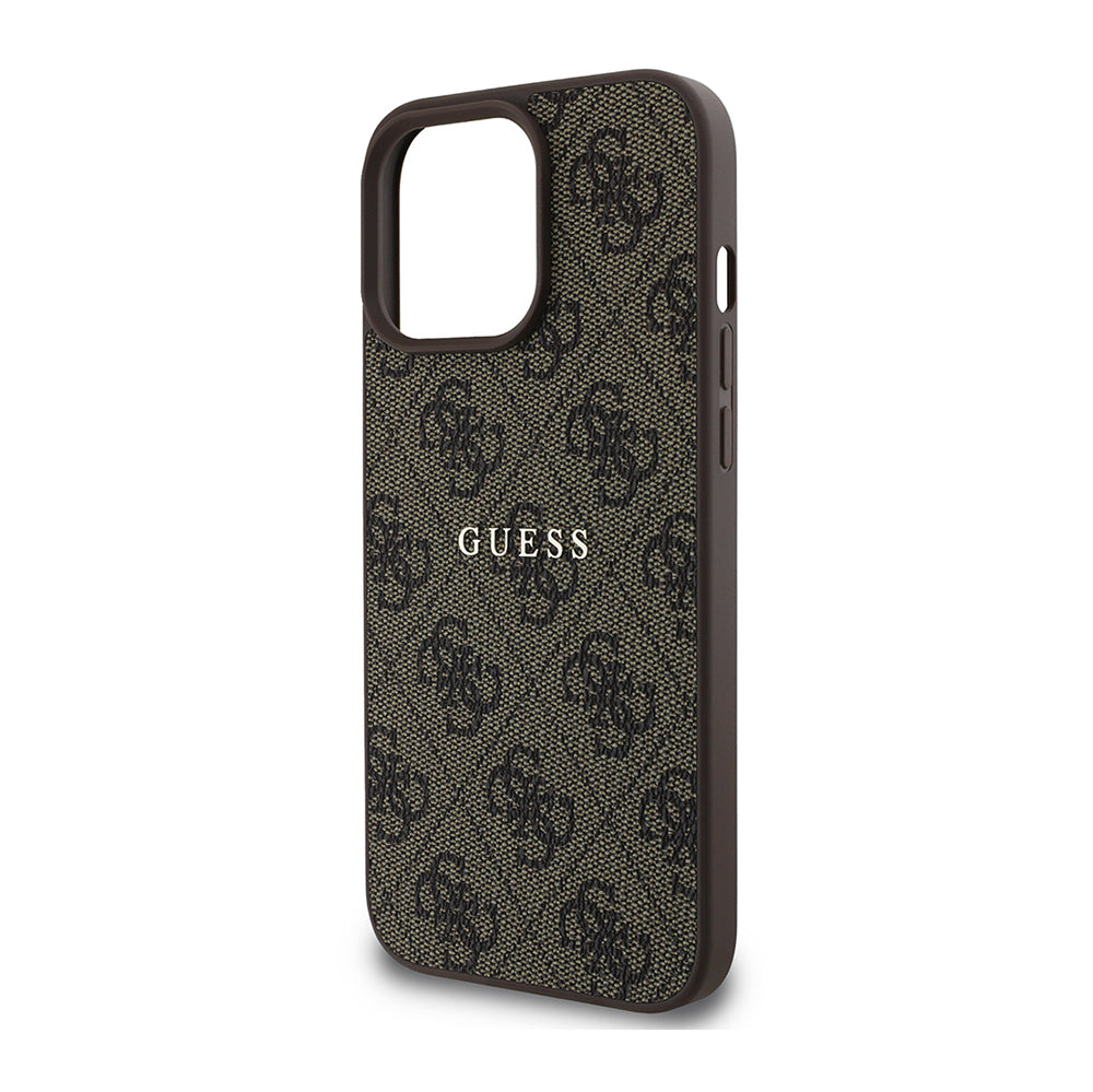 Guess iPhone 14 Pro Max Orjinal Lisanslı M-safe Şarj Özellikli 4G Desen Yazı Logolu Kılıf