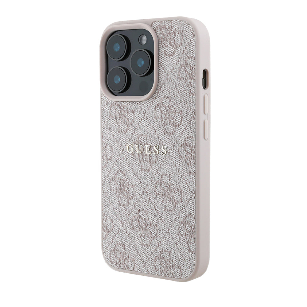 Guess iPhone 14 Pro Max Orjinal Lisanslı M-safe Şarj Özellikli 4G Desen Yazı Logolu Kılıf