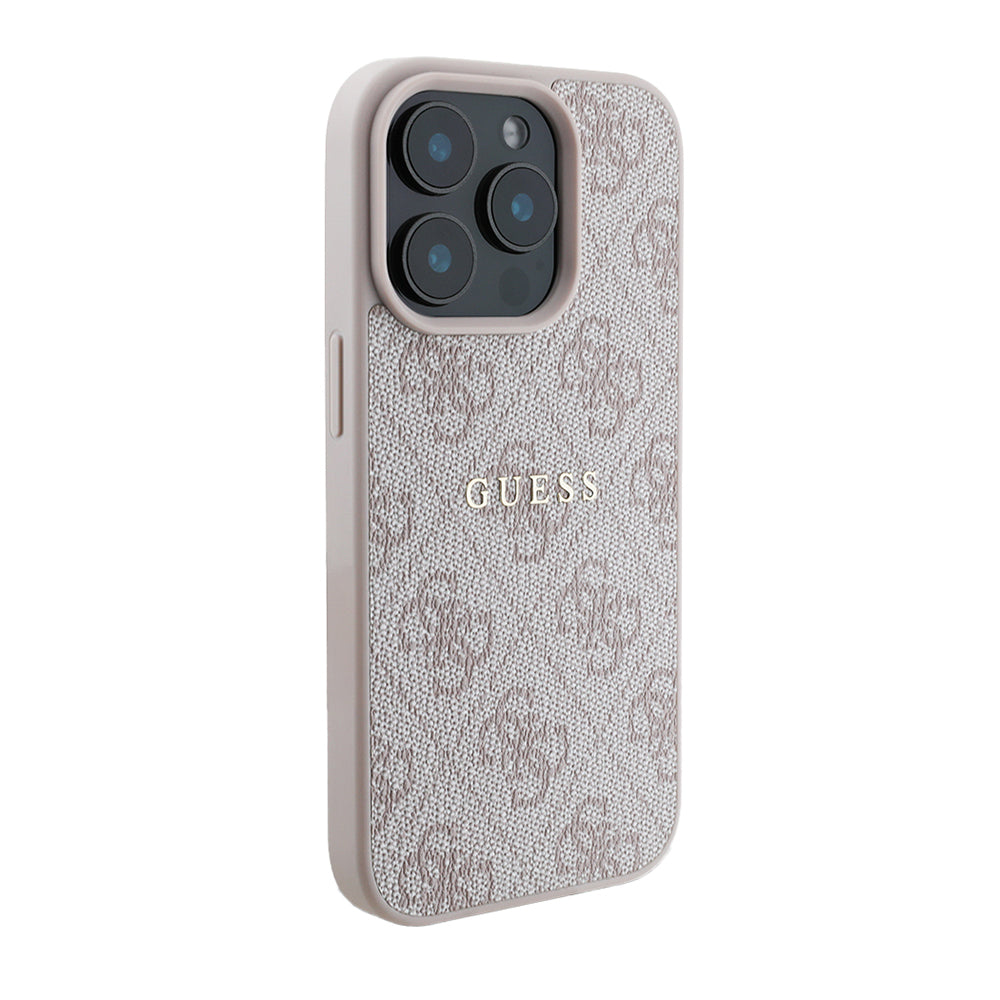 Guess iPhone 14 Pro Max Orjinal Lisanslı M-safe Şarj Özellikli 4G Desen Yazı Logolu Kılıf