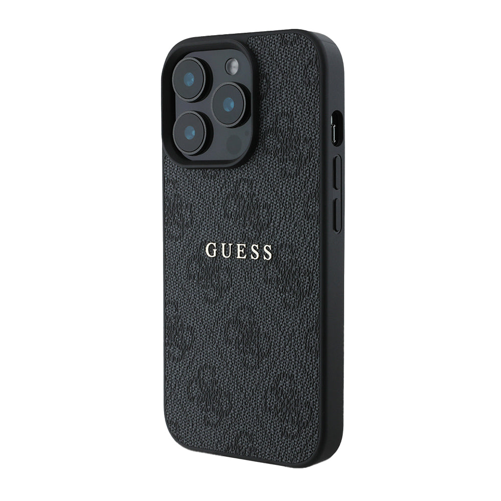 Guess iPhone 14 Pro Max Orjinal Lisanslı M-safe Şarj Özellikli 4G Desen Yazı Logolu Kılıf