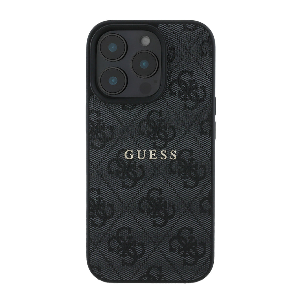 Guess iPhone 14 Pro Max Orjinal Lisanslı M-safe Şarj Özellikli 4G Desen Yazı Logolu Kılıf