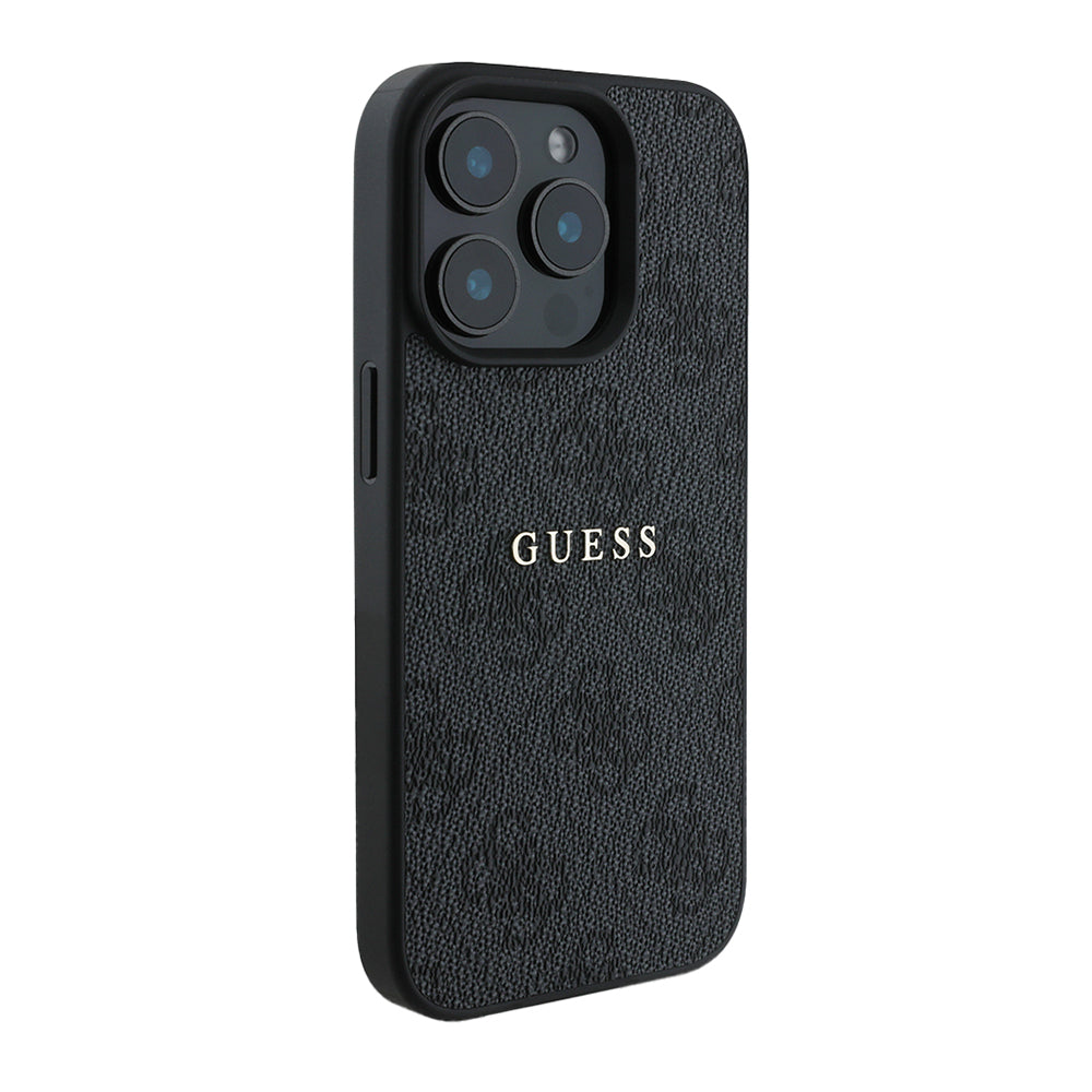 Guess iPhone 14 Pro Max Orjinal Lisanslı M-safe Şarj Özellikli 4G Desen Yazı Logolu Kılıf