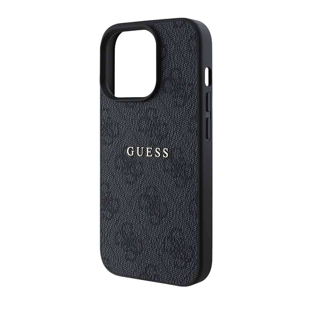 Guess iPhone 14 Pro Max Orjinal Lisanslı M-safe Şarj Özellikli 4G Desen Yazı Logolu Kılıf