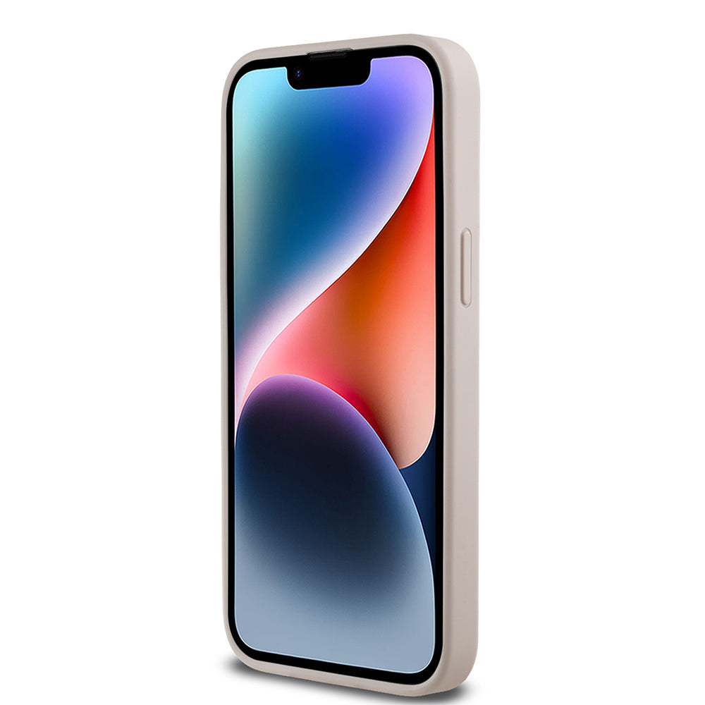 Guess iPhone 14 Pro Max Orjinal Lisanslı M-safe Şarj Özellikli Yazı Logolu Circle Classic Kılıf