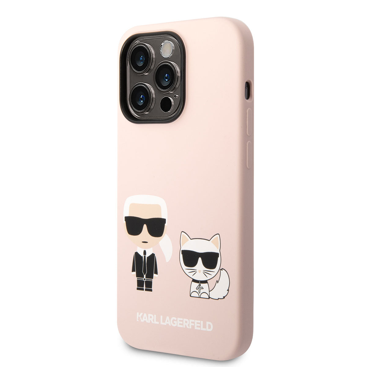 Karl Lagerfeld iPhone 14 Pro Max M-safe Şarj Özellikli Silikon K&C Dizayn Telefon Kılıfı