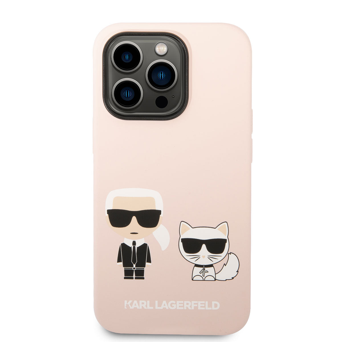 Karl Lagerfeld iPhone 14 Pro Max M-safe Şarj Özellikli Silikon K&C Dizayn Telefon Kılıfı