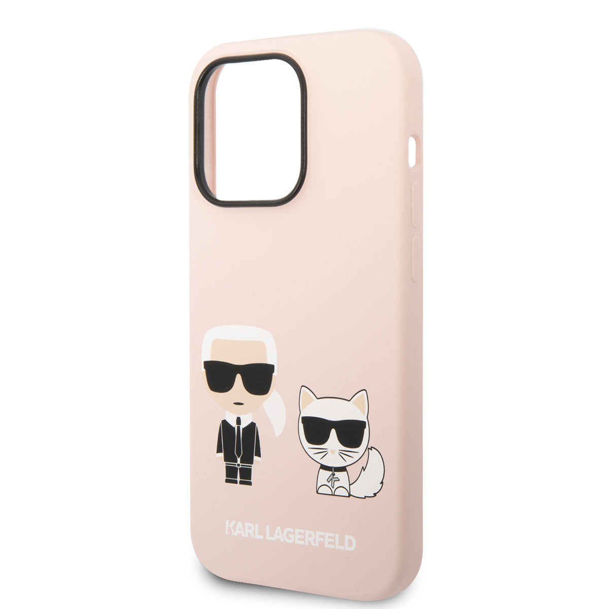 Karl Lagerfeld iPhone 14 Pro Max M-safe Şarj Özellikli Silikon K&C Dizayn Telefon Kılıfı