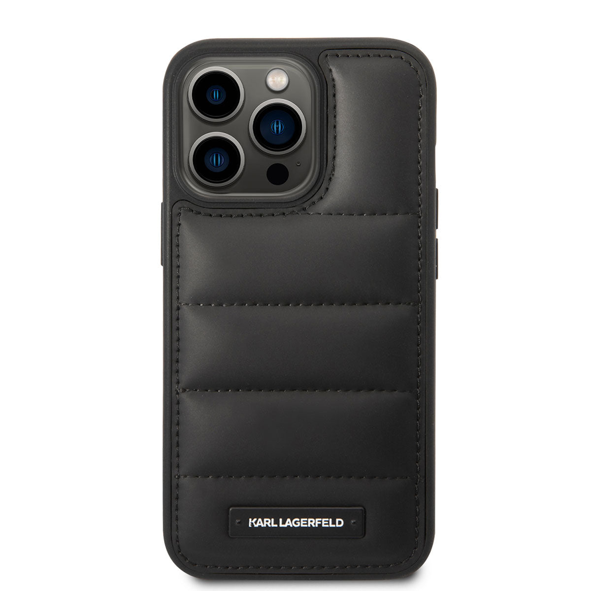 iPhone 14 Pro Max Kılıf Karl Lagerfeld Nylon Puffy Airbag Dizayn Telefon Kılıfı