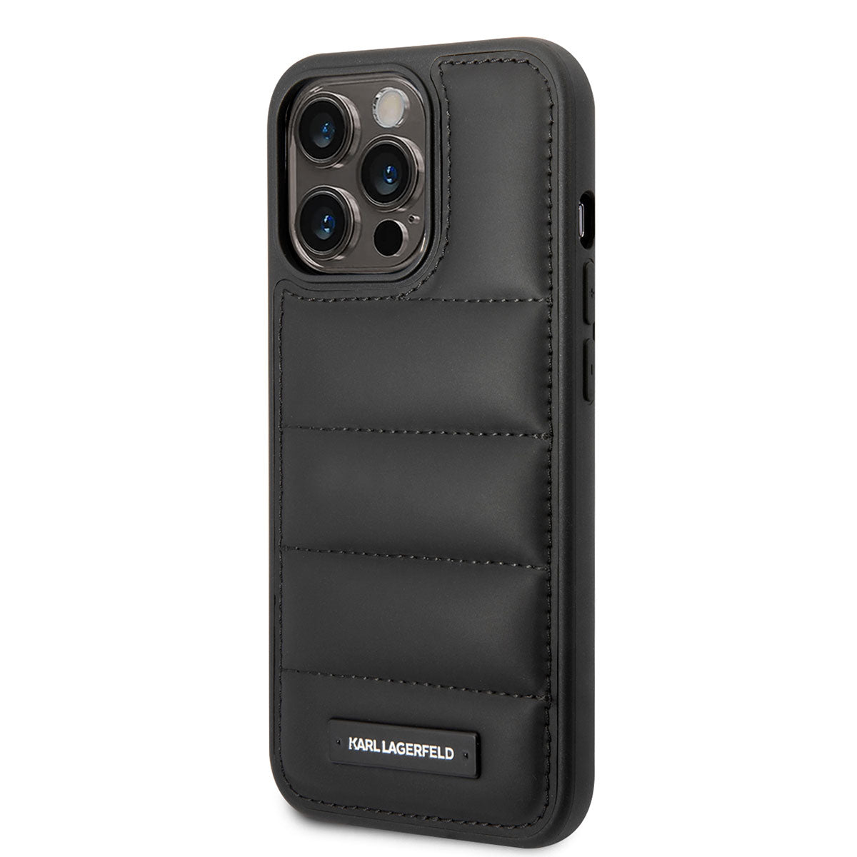 iPhone 14 Pro Max Kılıf Karl Lagerfeld Nylon Puffy Airbag Dizayn Telefon Kılıfı