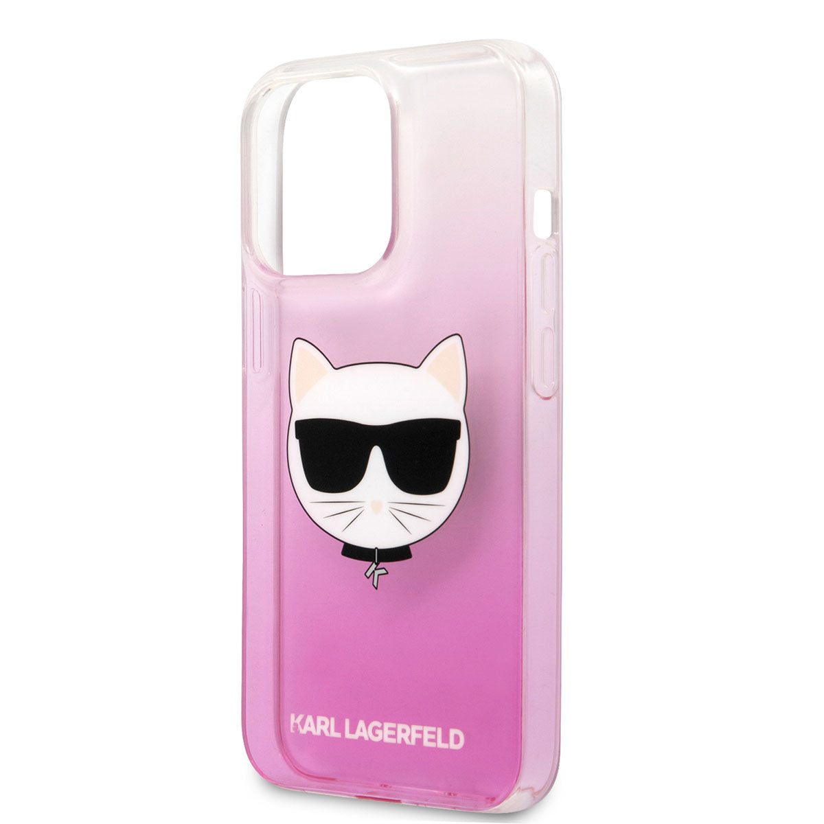 Karl Lagerfeld iPhone 14 Pro Max Sert TPU Choupette Dizayn Telefon Kılıfı