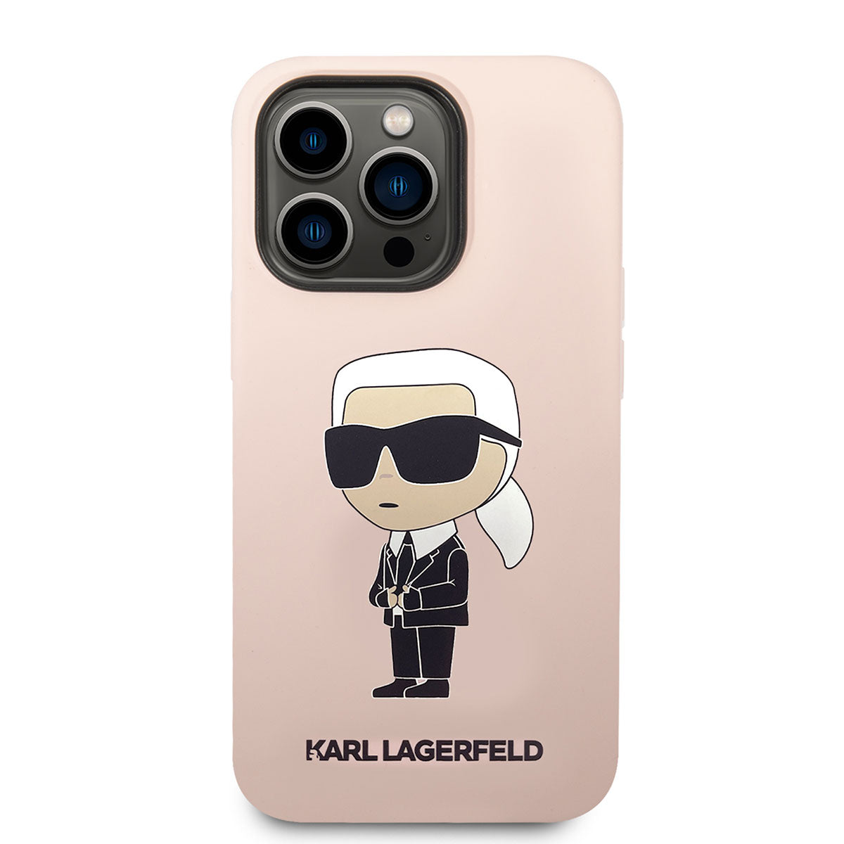 Karl Lagerfeld iPhone 14 Pro Max Silikon Karl Dizayn Telefon Kılıfı