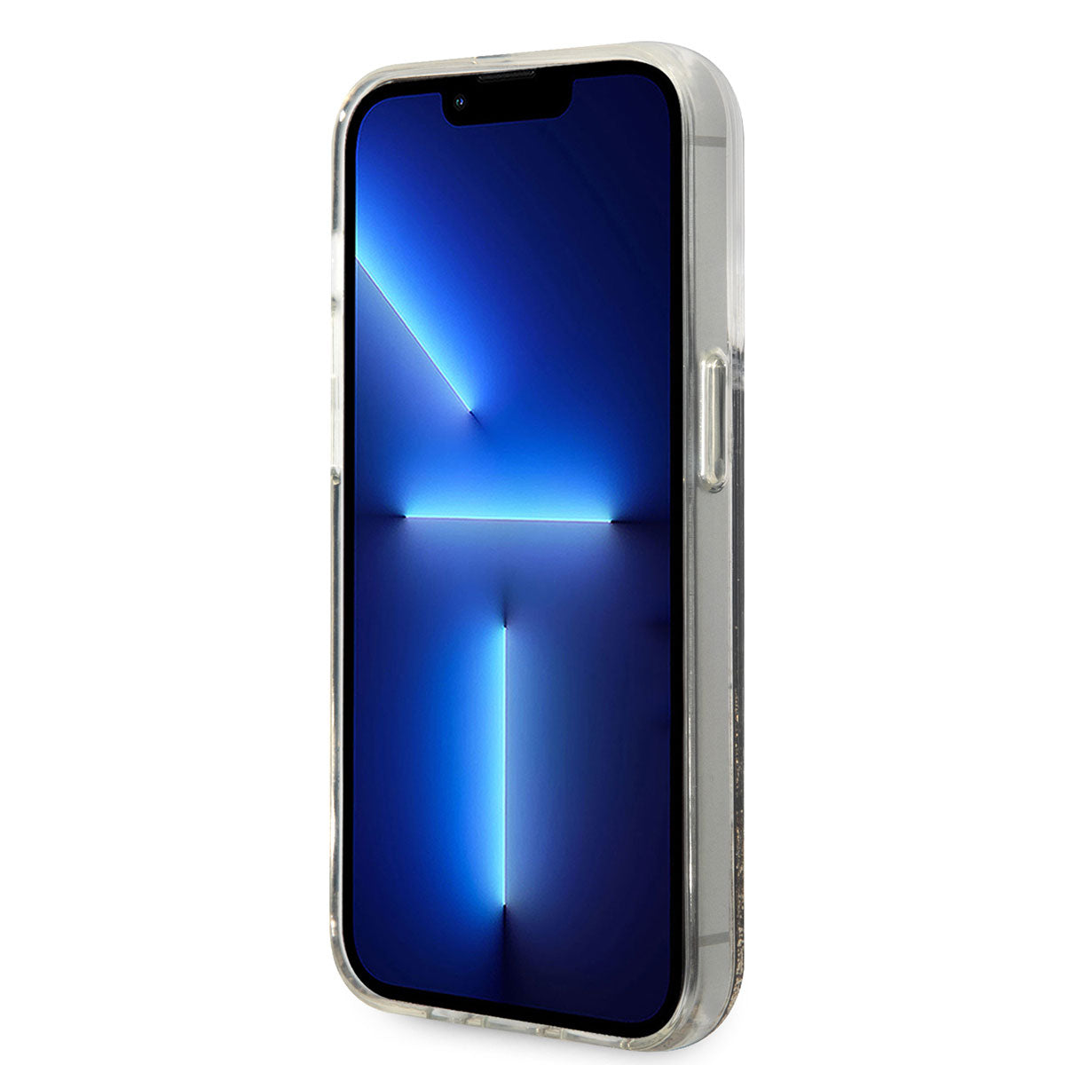 Karl Lagerfeld iPhone 14 Pro Max Sıvılı Simli Gatsby Dizayn Telefon Kılıfı