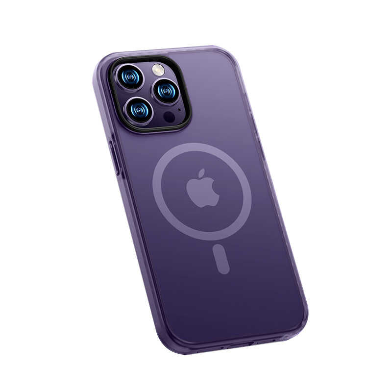 Benks Icesand iPhone 14 Pro Max Kılıf Kenarları Silikon Airbagli Mat Arka Yüzey Telefon Kılıfı - 1