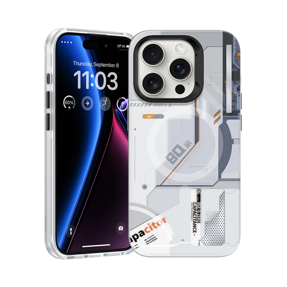 Benks Perspective Serisi iPhone 14 Pro Max Magsafe Mekanik Tasarımlı Telefon Kılıfı