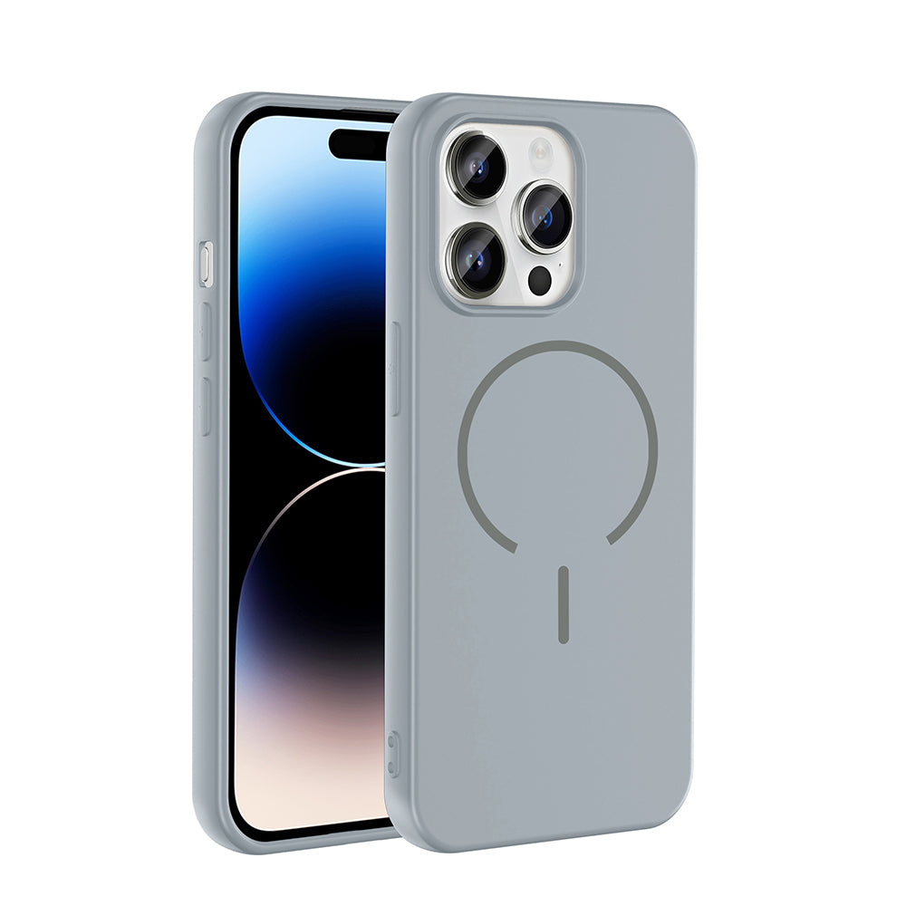 Cepax iPhone 14 Pro Max M-safe Şarj Özellikli Meta Kılıf