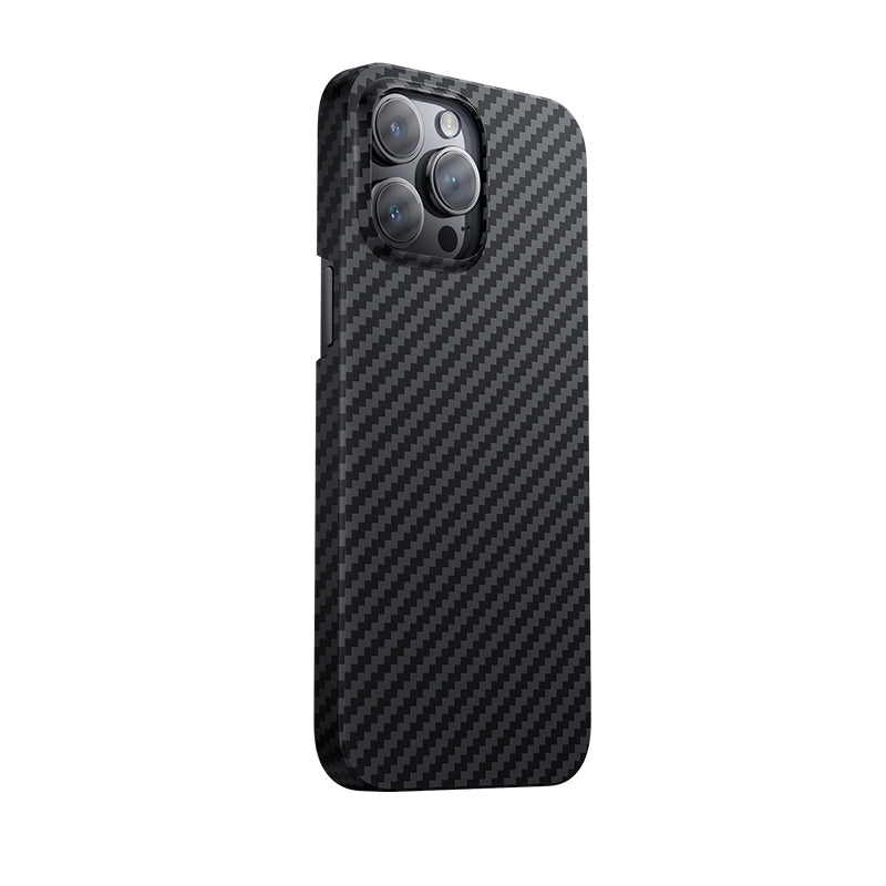 Benks Essential Kevlar iPhone 14 Pro Max Kılıf M-safe Özellikli Karbon Fiber Telefon Kılıfı - 1