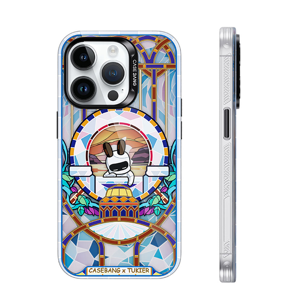 Benks Casebang iPhone 14 Pro Max M-safe Şarj Özellikli Memory & Meditation Telefon Kılıfı