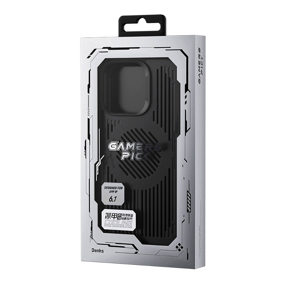 Benks Biliz iPhone 14 Pro Max M-safe Şarj Özellikli Düşme Dirençli Soğutucu Kılıf