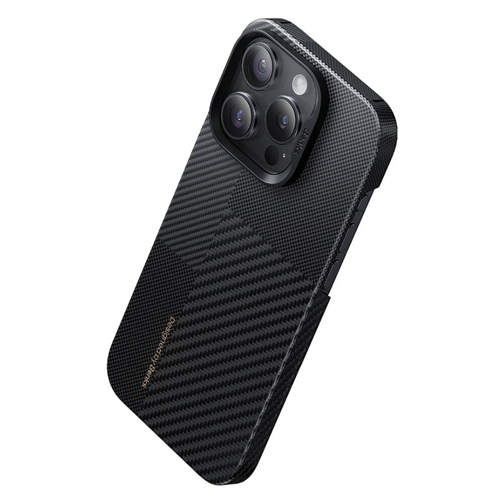 Benks Montage ArmorAir iPhone 14 Pro Max M-safe Şarj Özellikli Karbon Fiber Kevlar Kılıf