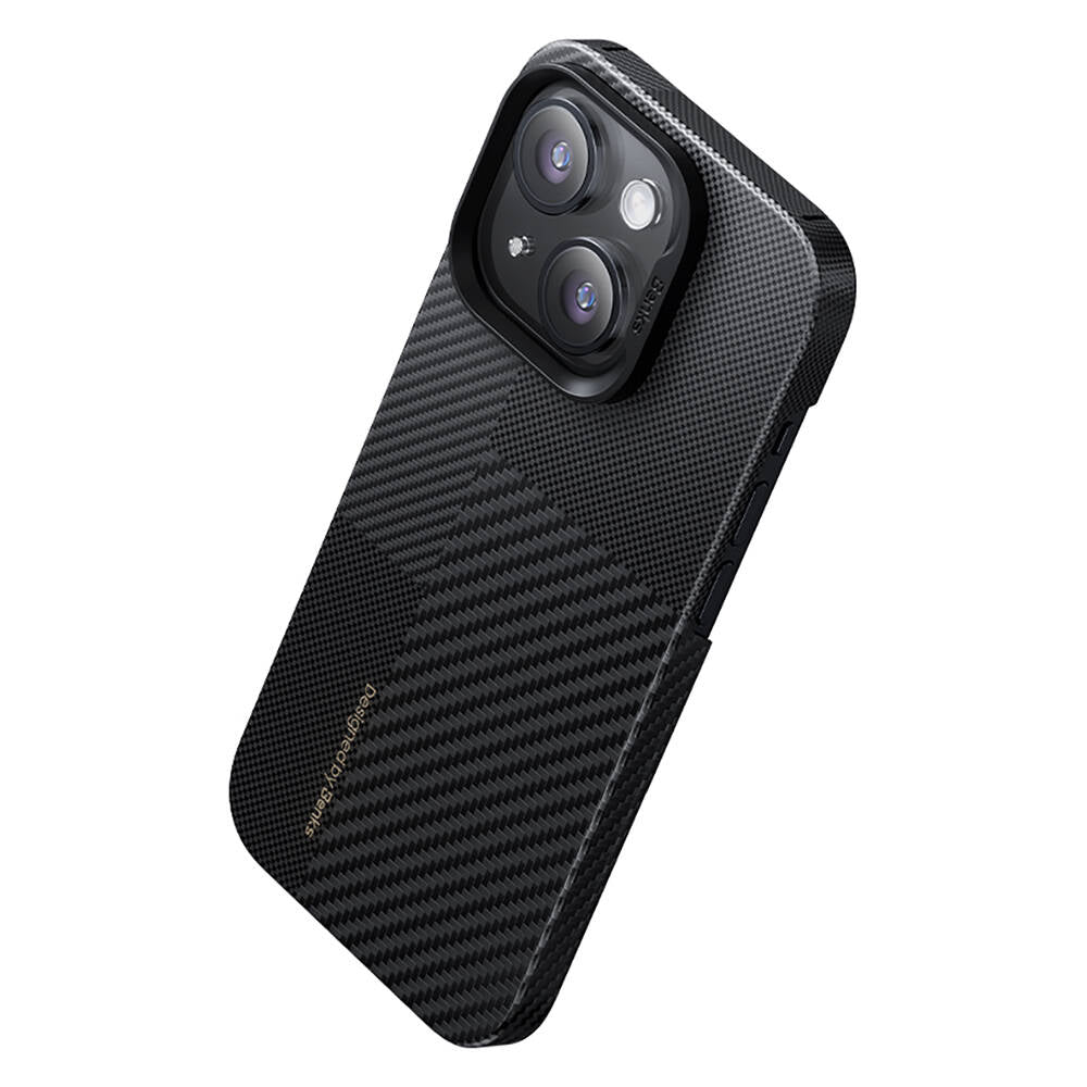 Benks Montage ArmorAir iPhone 14 Pro Max M-safe Şarj Özellikli Karbon Fiber Kevlar Kılıf