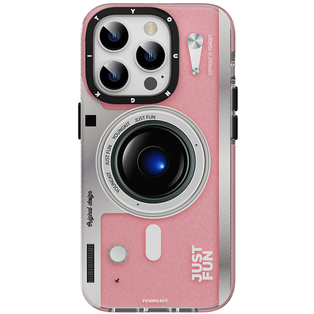 iPhone 14 Pro Max Kılıf M-safe Şarj Özellikli Lens Figürlü YoungKit Art Film Serisi Kılıf - 3