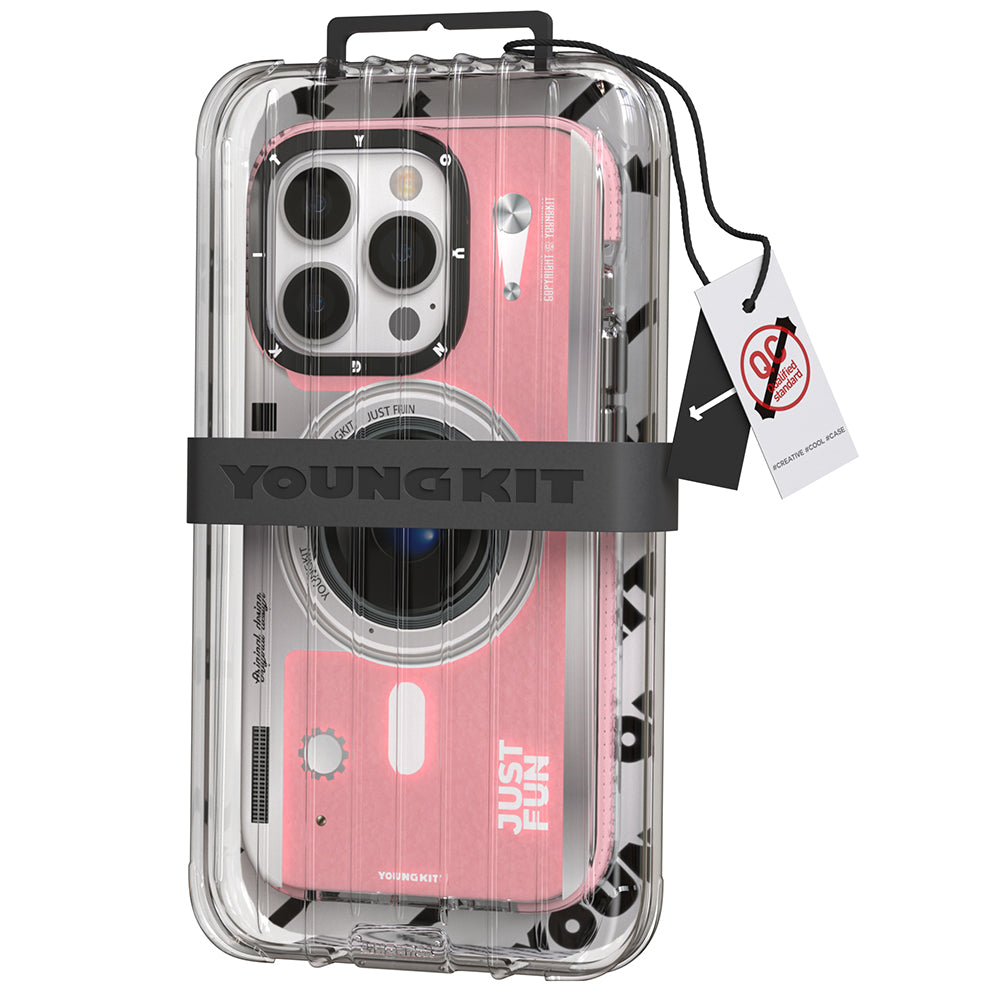 iPhone 14 Pro Max Kılıf M-safe Şarj Özellikli Lens Figürlü YoungKit Art Film Serisi Kılıf - 4
