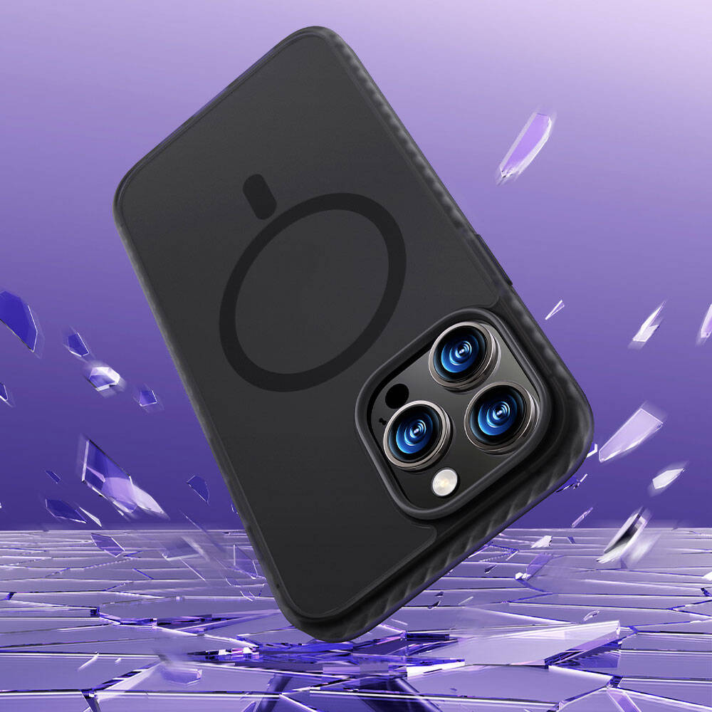 Benks Drop Resistance iPhone 14 Pro Max M-safe Şarj Özellikli Mat Arka Yüzey Kılıf