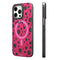 Youngkit Spots Serisi iPhone 14 Pro Max Magsafe Şarj Özellikli Polka Dot Desenli Telefon Kılıfı