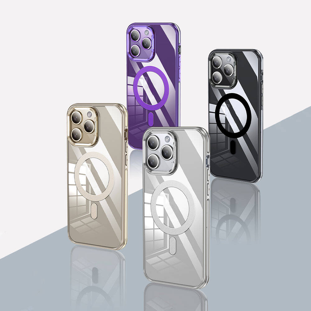 Wlons iPhone 14 Pro Max Magsafe Şarj Özellikli Standlı Efsane Kılıf