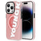 Youngkit Binfen Serisi iPhone 14 Pro Max Kılıf M-safe Şarj Özellikli Yazı Temalı Telefon Kılıfı