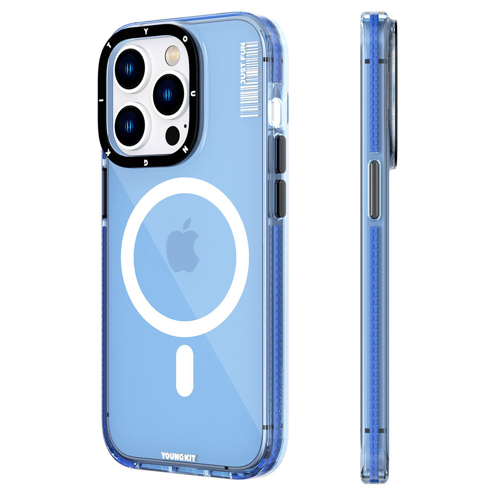 YoungKit Crystal Color Serisi iPhone 14 Pro Max Magsafe Şarj Özellikli Telefon Kılıfı