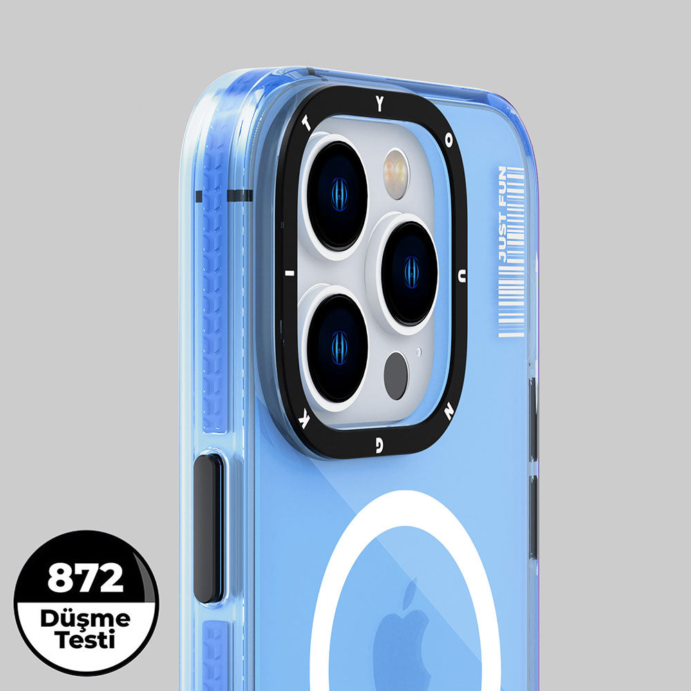 YoungKit Crystal Color Serisi iPhone 14 Pro Max Magsafe Şarj Özellikli Telefon Kılıfı