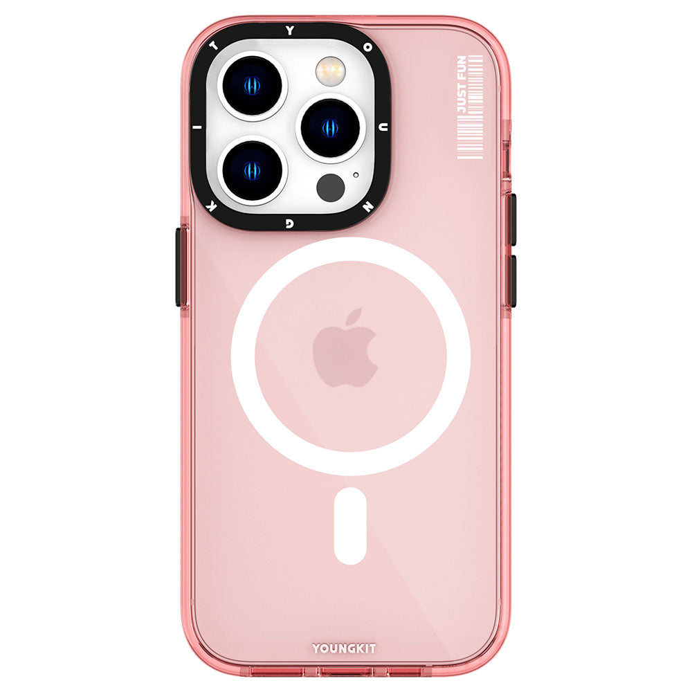 YoungKit Crystal Color Serisi iPhone 14 Pro Max Magsafe Şarj Özellikli Telefon Kılıfı