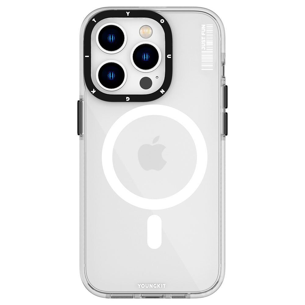 YoungKit Crystal Color Serisi iPhone 14 Pro Max Magsafe Şarj Özellikli Telefon Kılıfı