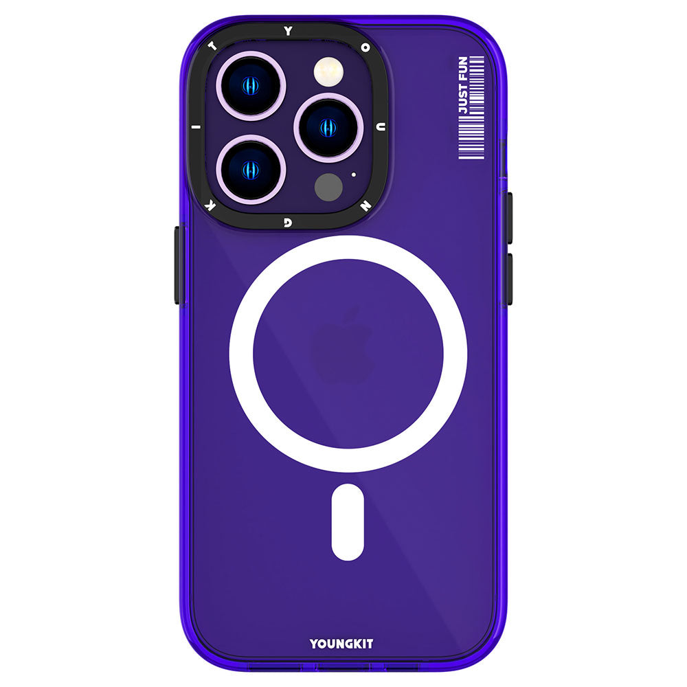 YoungKit Crystal Color Serisi iPhone 14 Pro Max Magsafe Şarj Özellikli Telefon Kılıfı