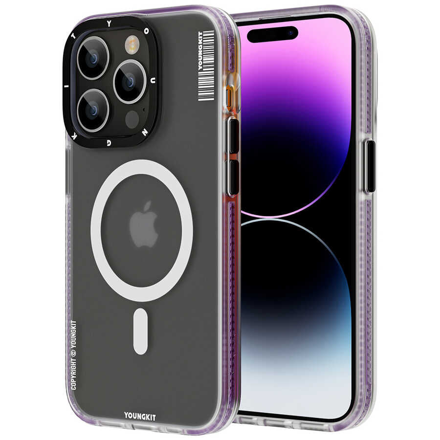 Youngkit Jane Sand Serisi iPhone 14 Pro Max Magsafe Şarj Özellikli Telefon Kılıfı - 1